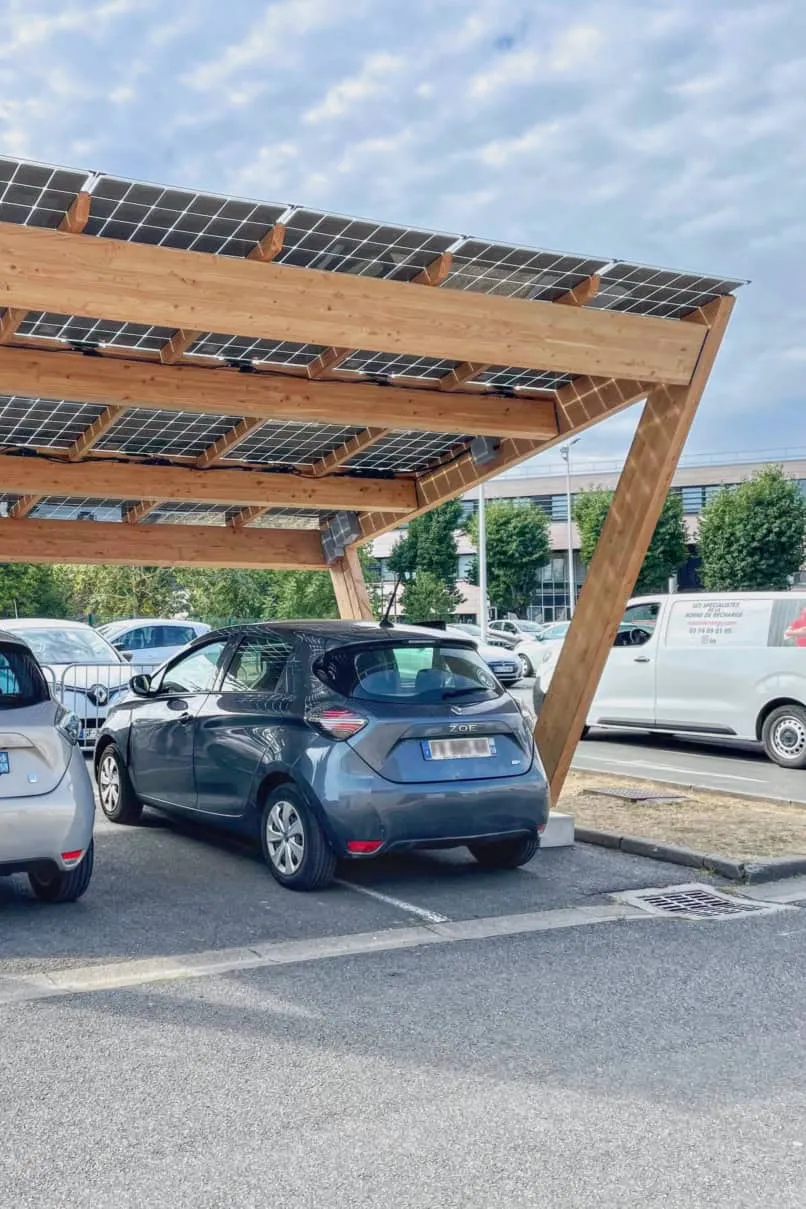 Ombrière photovoltaïque TOSSO Rossini Energy