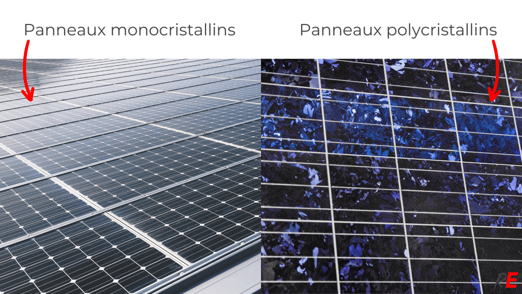 Différence panneau solaire monocristallin polycristallin