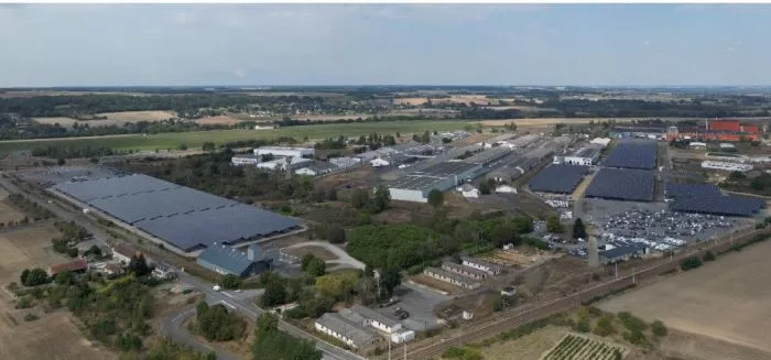 Ombrières photovoltaïques à Ingrandes-sur-Vienne
